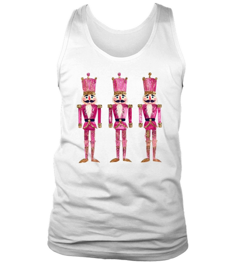 Pink Glitter Nutcracker Friends 02 Tank Top Unisex