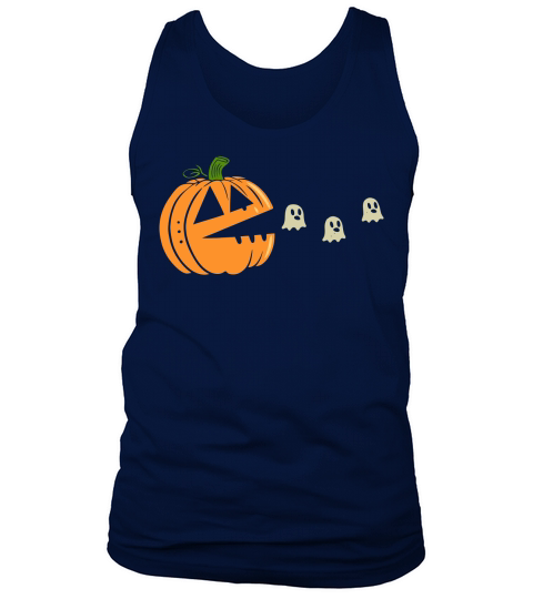 pumpkin pacman Tank Top Unisex