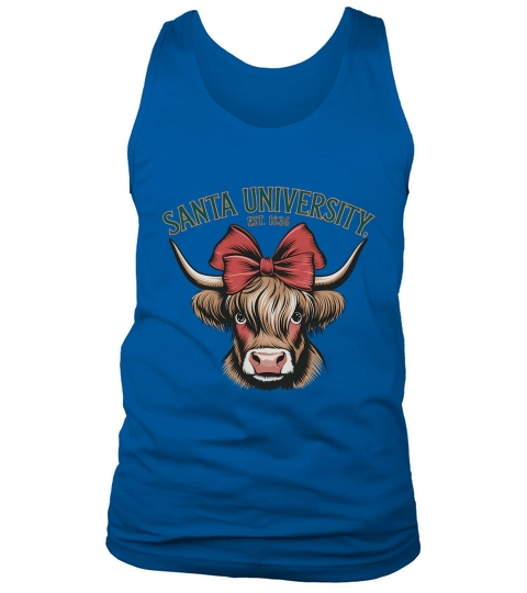 Santa University Vintage Christmas 03 Tank Top Unisex