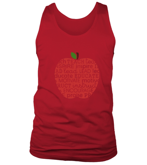 Teacher Appreciation Apple Logo Funny Tank Top Unisex