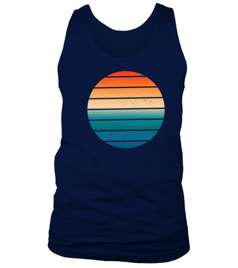 Vintage Retro Sunset (10) Tank Top Unisex