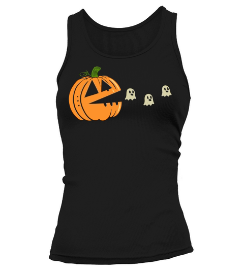 pumpkin pacman Tank top Woman