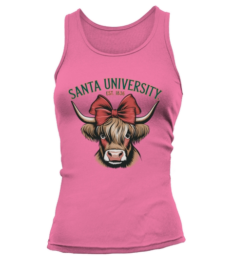 Santa University Vintage Christmas 03 Tank top Woman