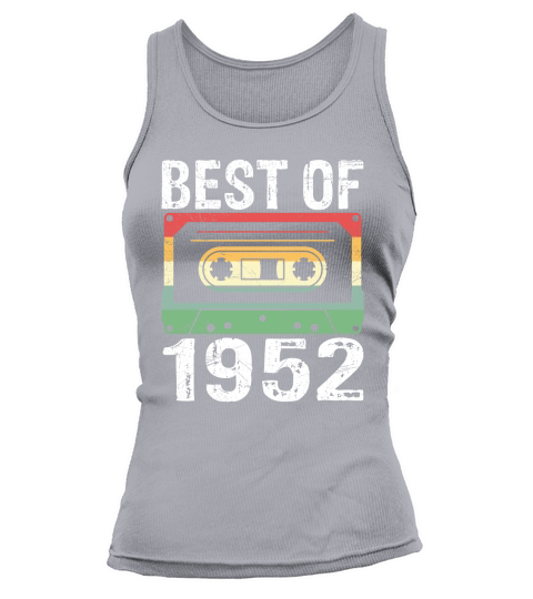 Vintage Best of 1952 Birthday Tank top Woman