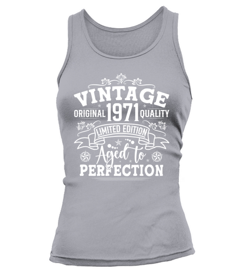 Vintage Birthday TShirt Design Bundle 1971 Tank top Woman