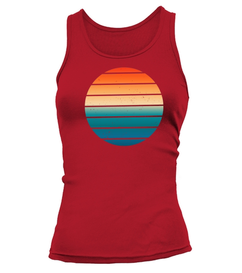 Vintage Retro Sunset (10) Tank top Woman