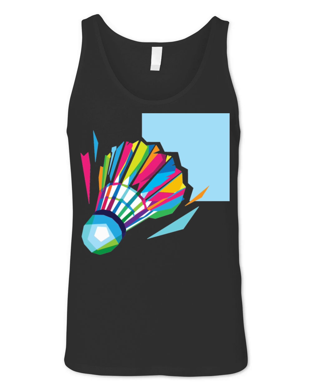 Badminton in Color Unisex Jersey Tank