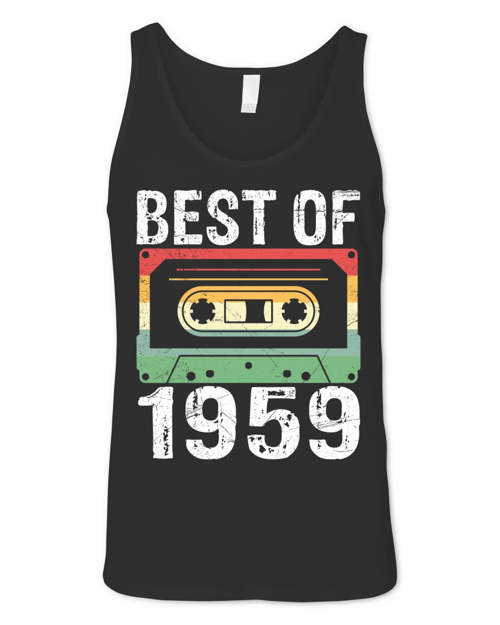 Best of 1959 Birthday Unisex Jersey Tank