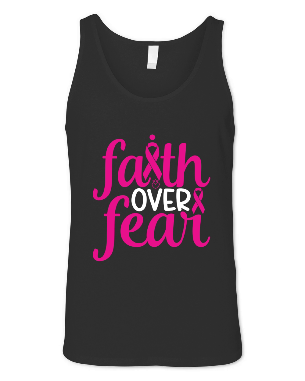 Faith Over Fear Unisex Jersey Tank