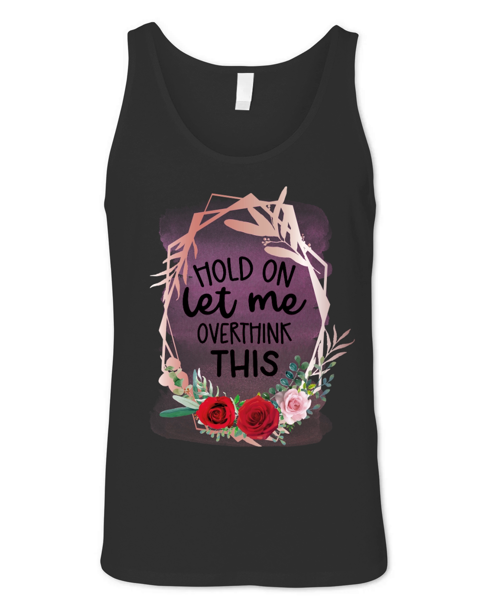 hold on lemme overthink Unisex Jersey Tank