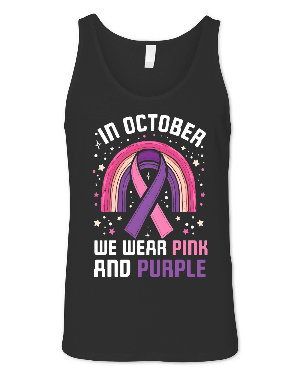 In october we wear pink and pubbie Unisex Jersey Tank