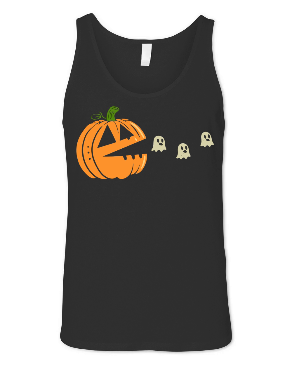 pumpkin pacman Unisex Jersey Tank