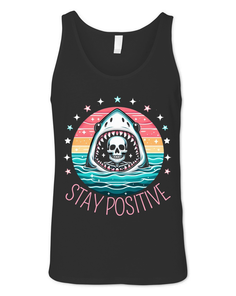 STAY POSITTIVE 03 Unisex Jersey Tank
