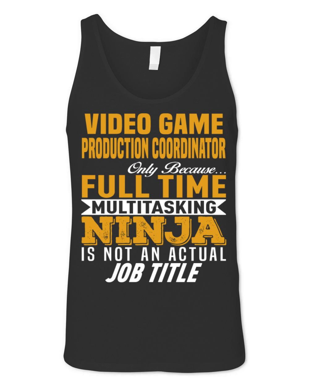 Video Game Production Coordinator Unisex Jersey Tank