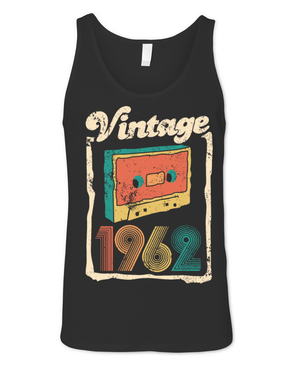 Vintage 1962 - 60 years old - 60th birthday gift Unisex Jersey Tank