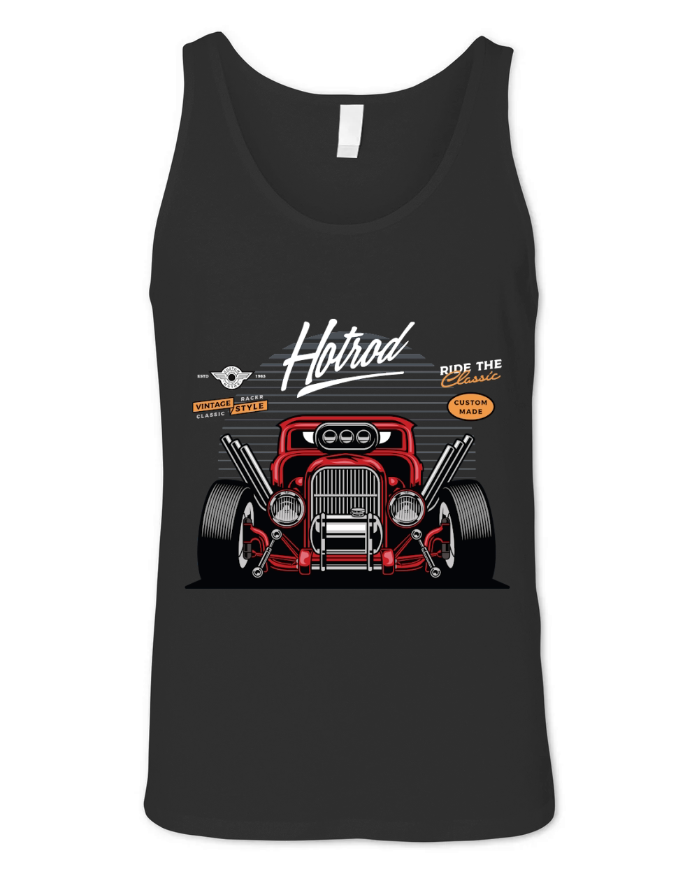 Vintage Car 16 Unisex Jersey Tank