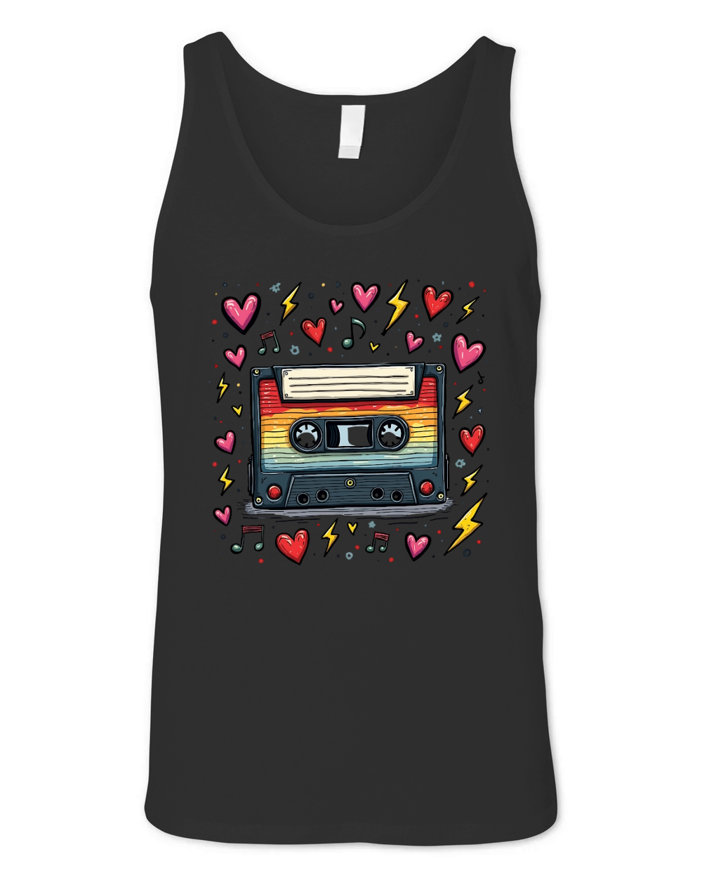 Vintage Cassette Tape Unisex Jersey Tank