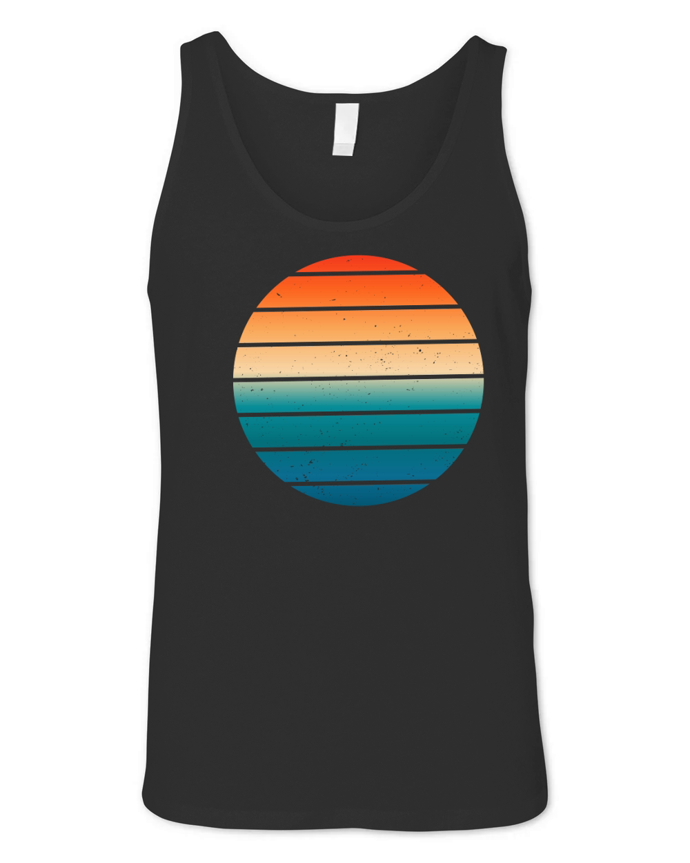 Vintage Retro Sunset (10) Unisex Jersey Tank