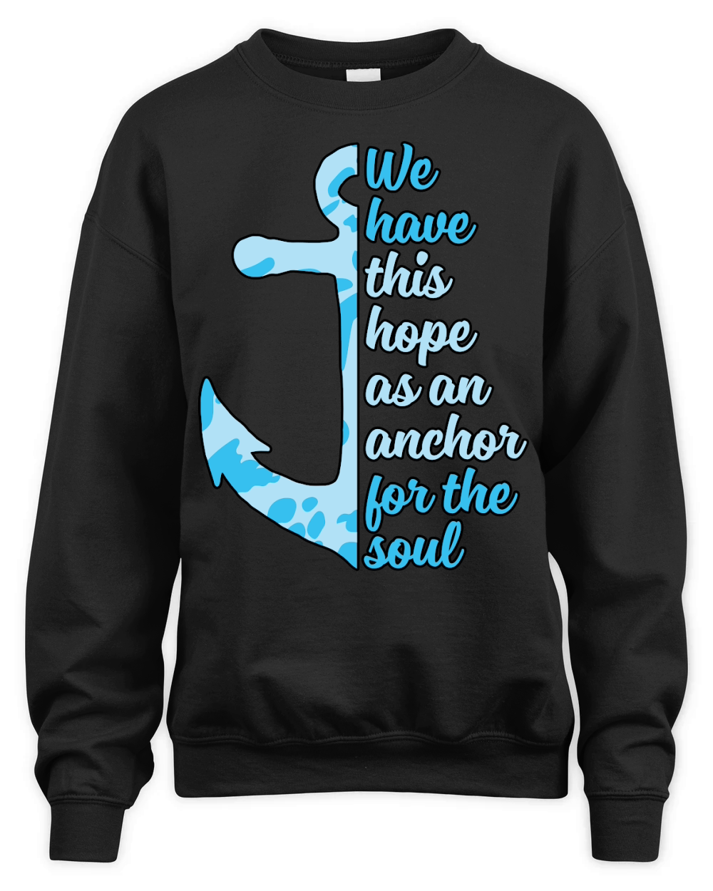 Christian Anchor For Soul Hope Unisex Premium Crewneck Sweatshirt