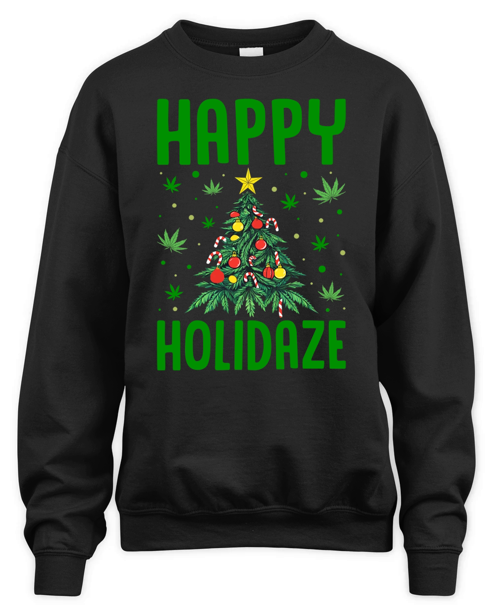happy holidaze Unisex Premium Crewneck Sweatshirt
