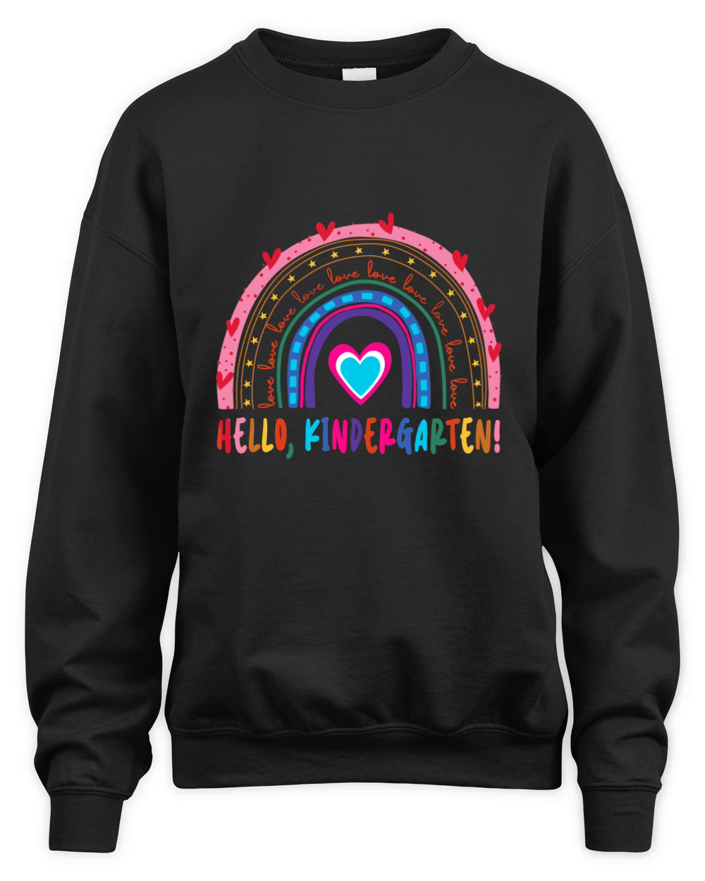 Hello Kindergarten - Back to school Unisex Premium Crewneck Sweatshirt