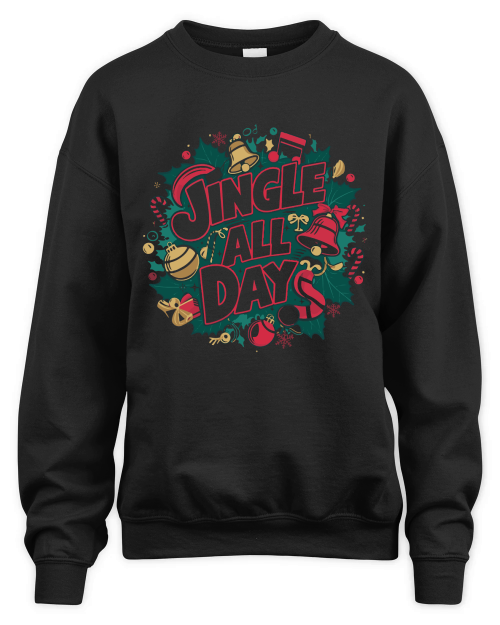 Jingle All Day 02 Unisex Premium Crewneck Sweatshirt