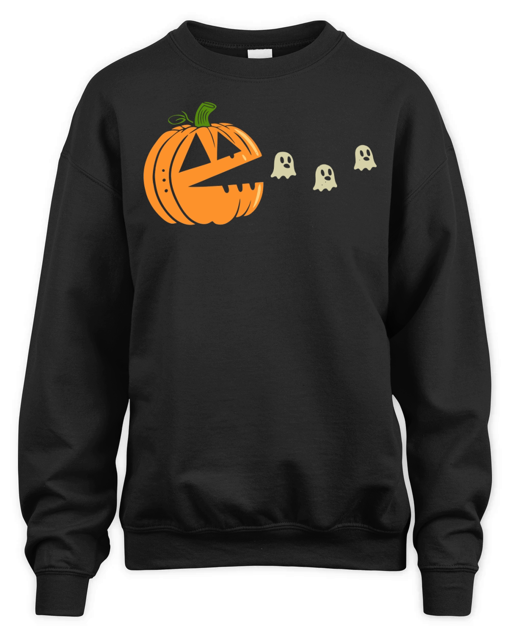 pumpkin pacman Unisex Premium Crewneck Sweatshirt