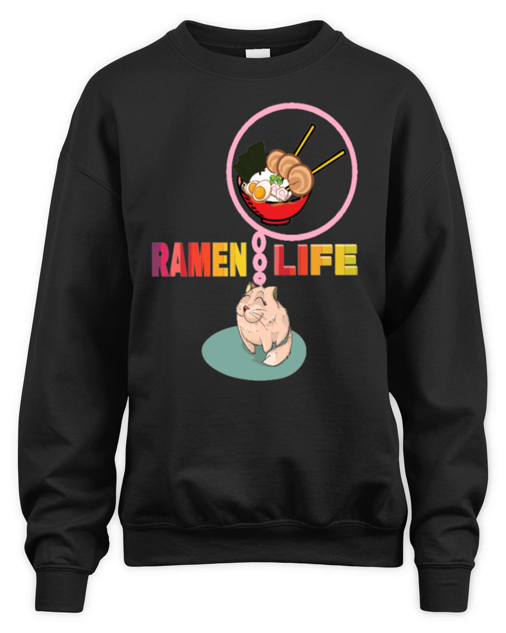 Ramen Life Unisex Premium Crewneck Sweatshirt