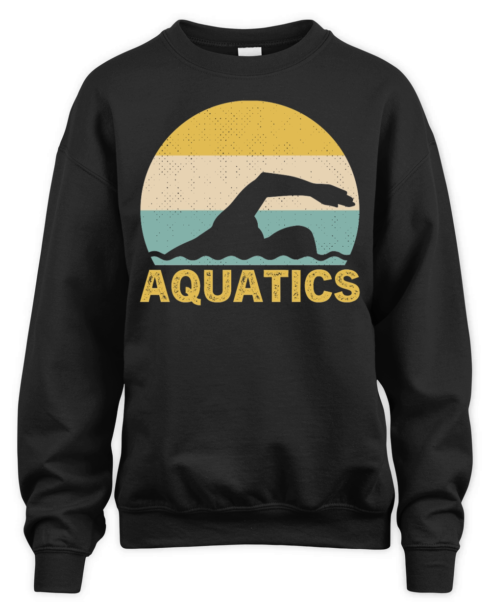 Sunset Aquatics Vintage Retro Unisex Premium Crewneck Sweatshirt