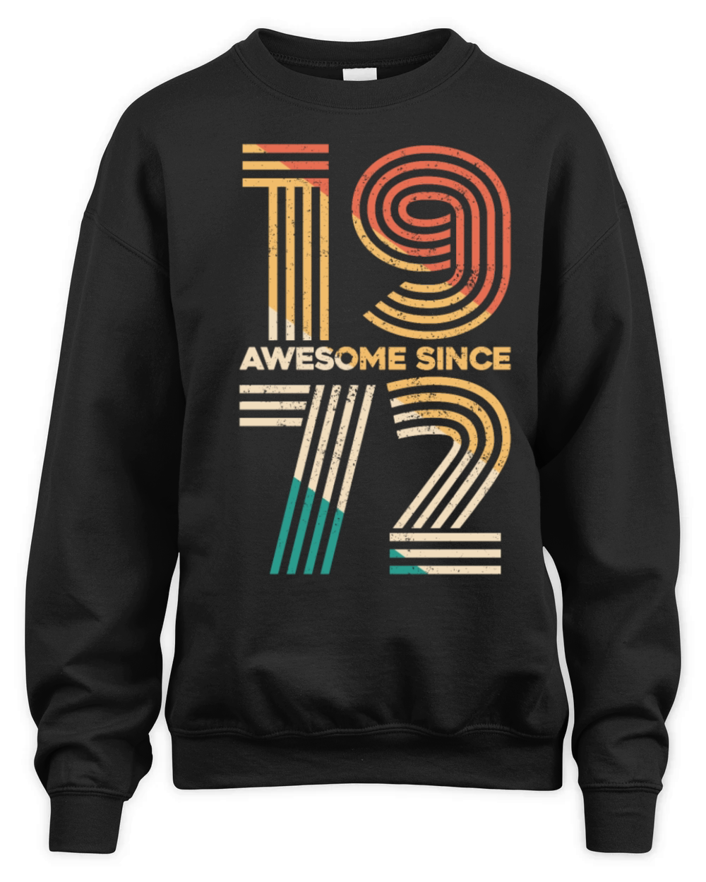 Vintage 1972 - 50 years old - 50th birthday gift Unisex Premium Crewneck Sweatshirt