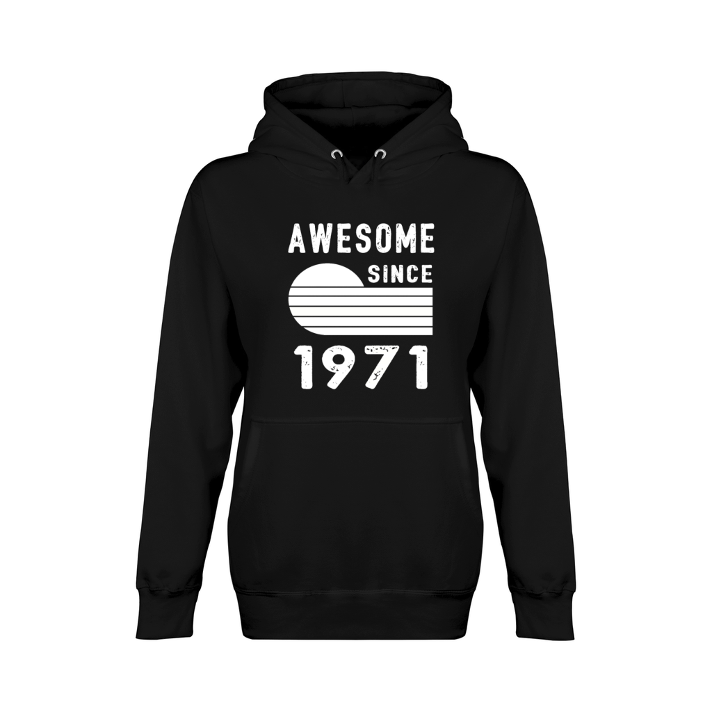 1971 Birthday Retro Vintage Gift dad Unisex Premium Pullover Hoodie
