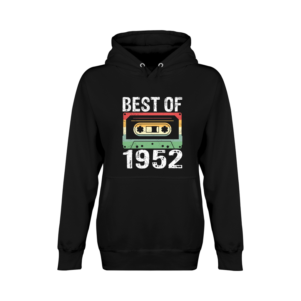Vintage Best of 1952 Birthday Unisex Premium Pullover Hoodie