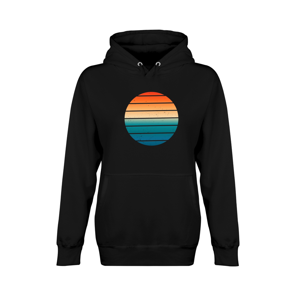 Vintage Retro Sunset (10) Unisex Premium Pullover Hoodie