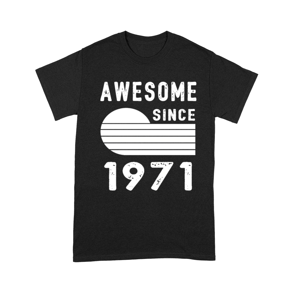 1971 Birthday Retro Vintage Gift dad Unisex T-Shirt