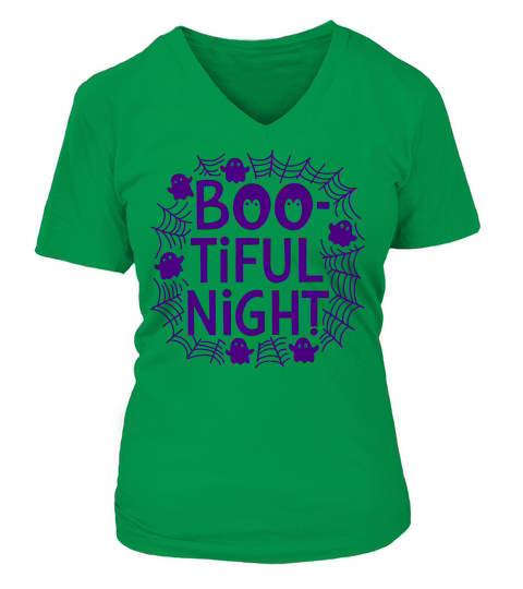 Bootiful Night 03 V-neck T-Shirt Woman