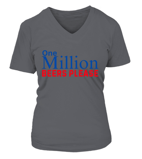 One Million Beers Please V-neck T-Shirt Woman