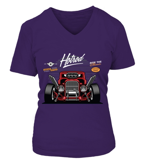 Vintage Car 16 V-neck T-Shirt Woman