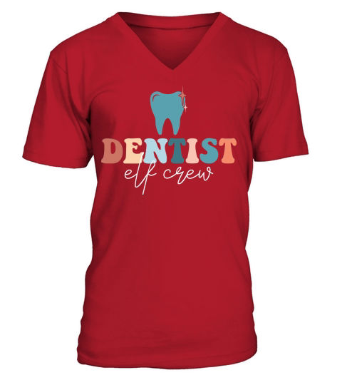 Dentist ELF Crew V-Neck T-shirt