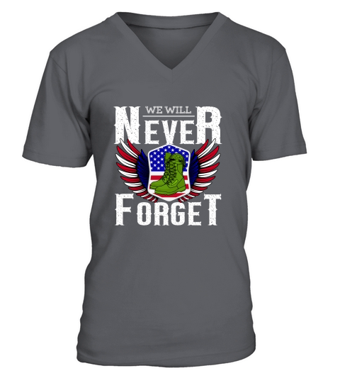 We Will Never Forget V-Neck T-shirt