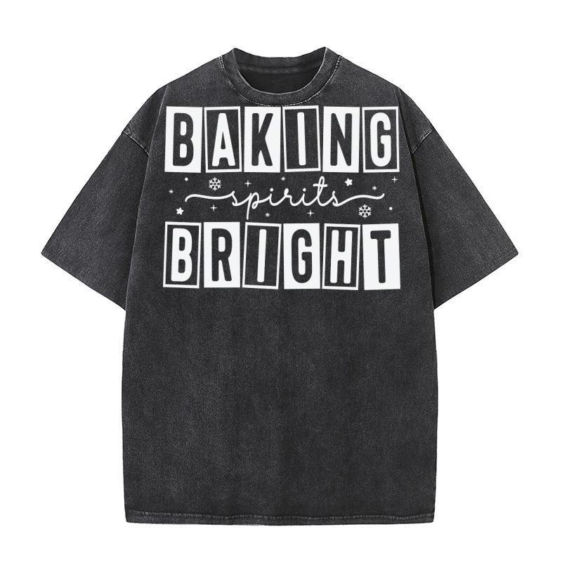 BakingSpiritsBright 1White Washed T-Shirt