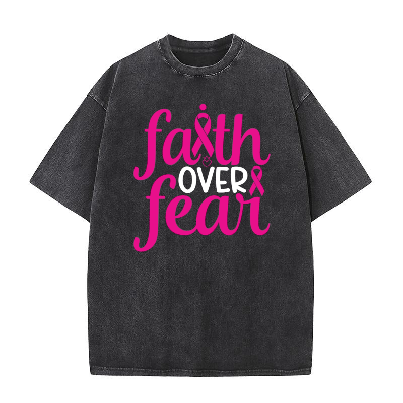 Faith Over Fear Washed T-Shirt