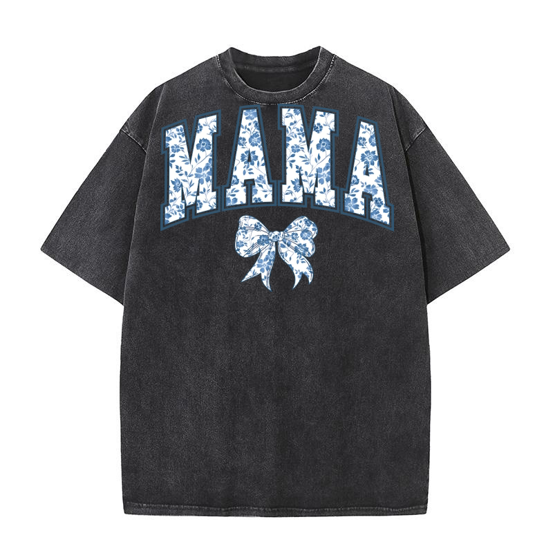 MamaChinoiserieCoquette2 PNG Washed T-Shirt
