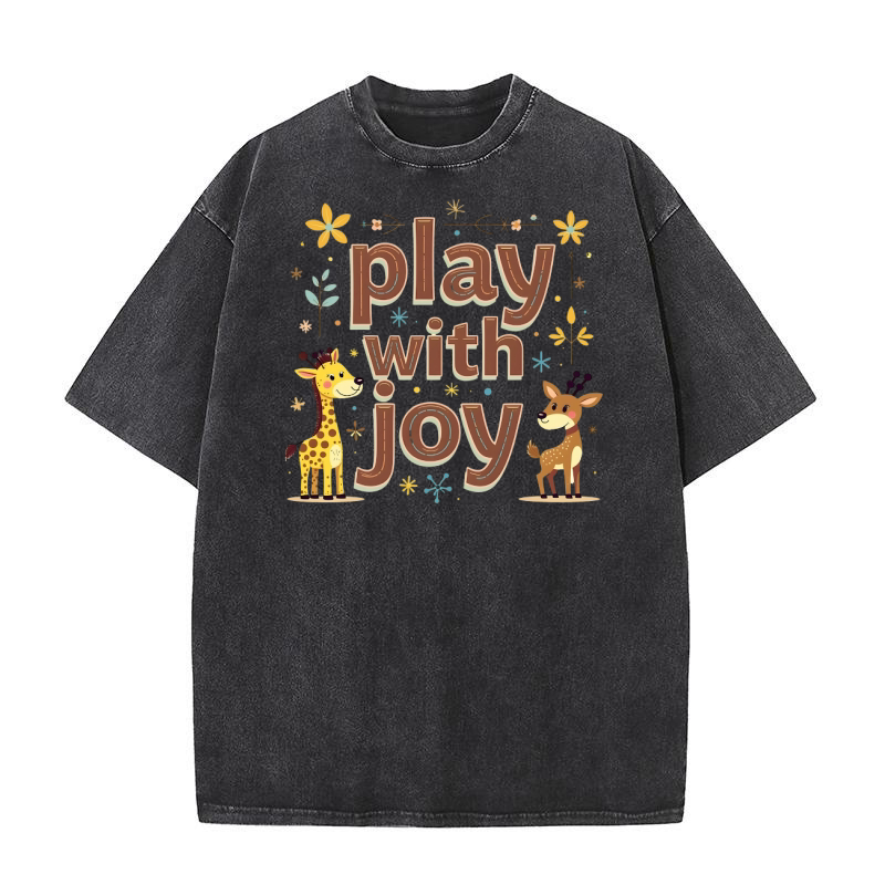 Play with Joy 5 Washed T-Shirt