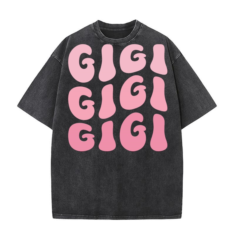 Retro gigi Washed T-Shirt