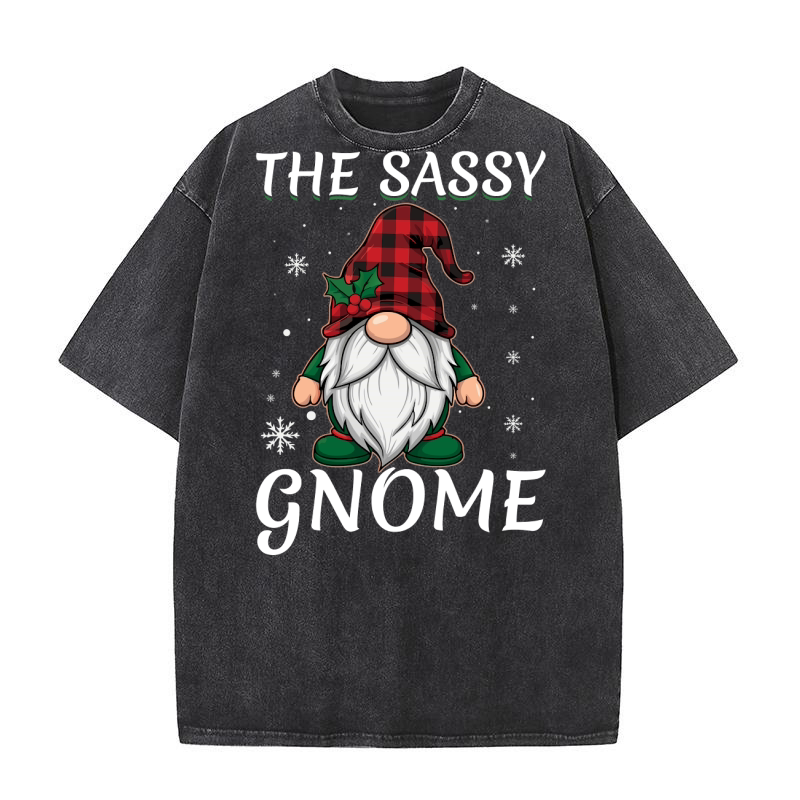 The sassy gnome 7 Washed T-Shirt