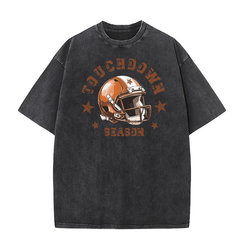 Touchdown season helmet Washed T-Shirt