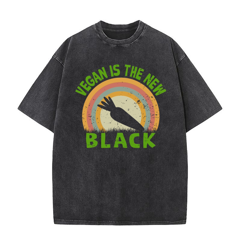 Vegan is the new black Washed T-Shirt