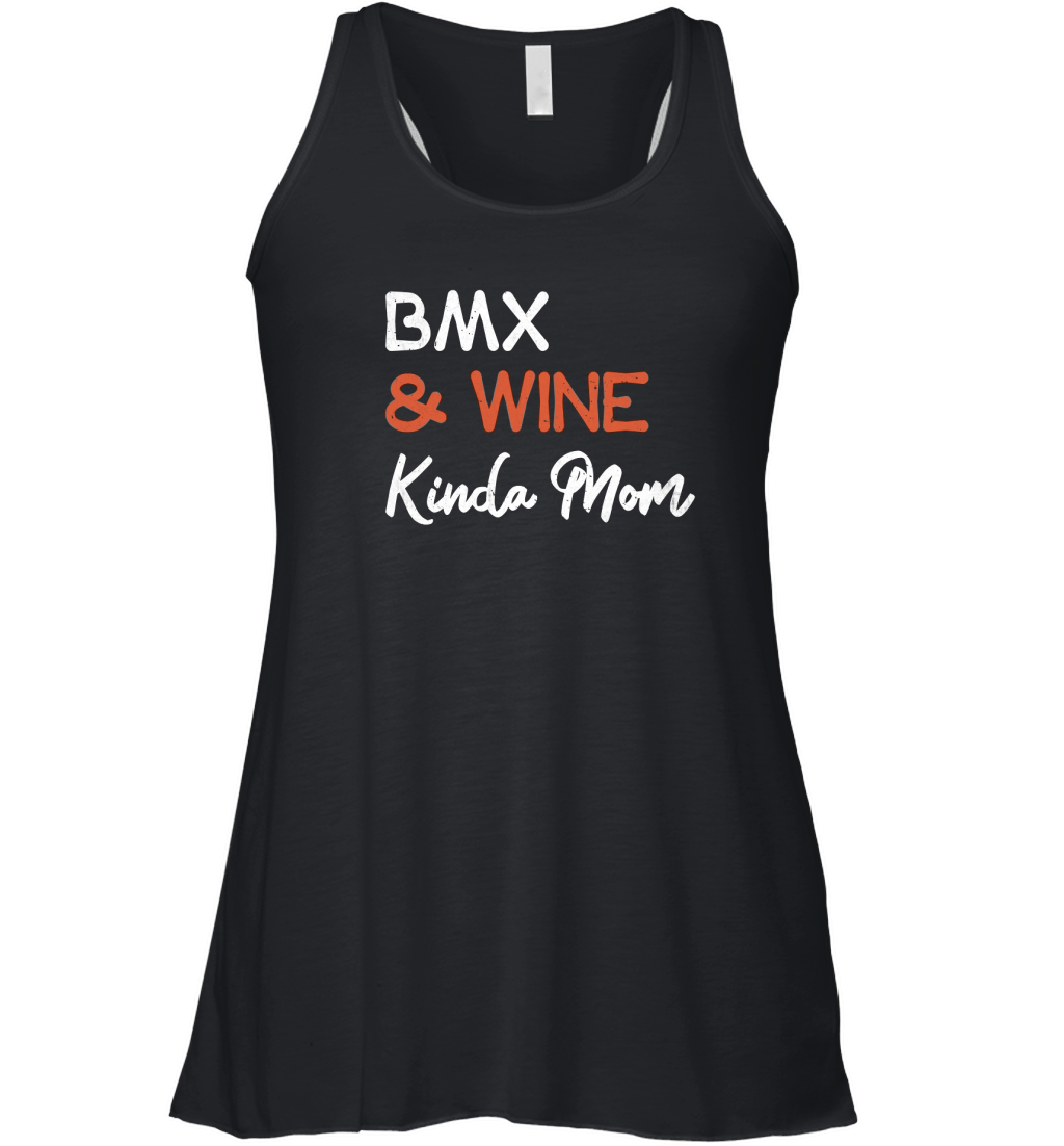 BMX and Wine KIda Mom Women's Flowy Tank Top