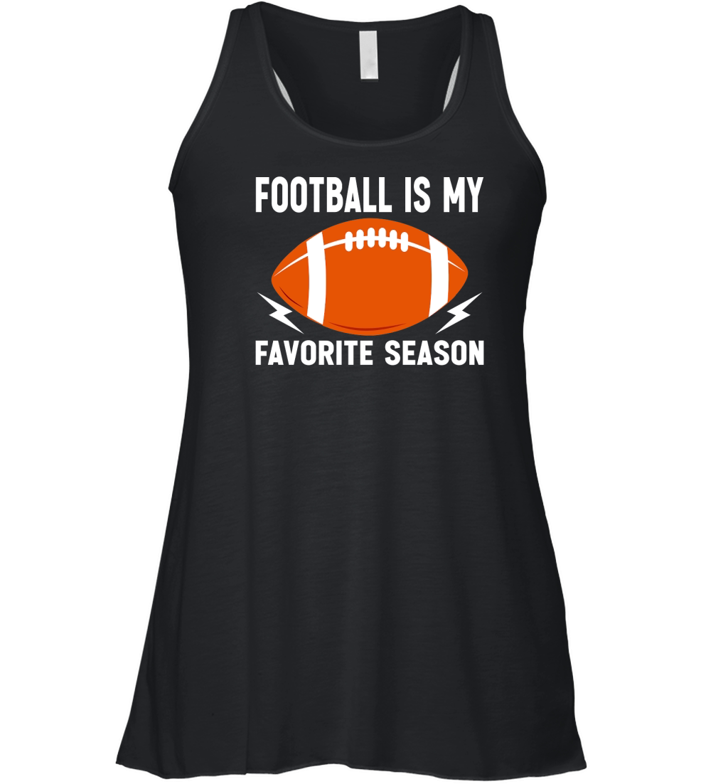 football is my favorite season 3 Women's Flowy Tank Top