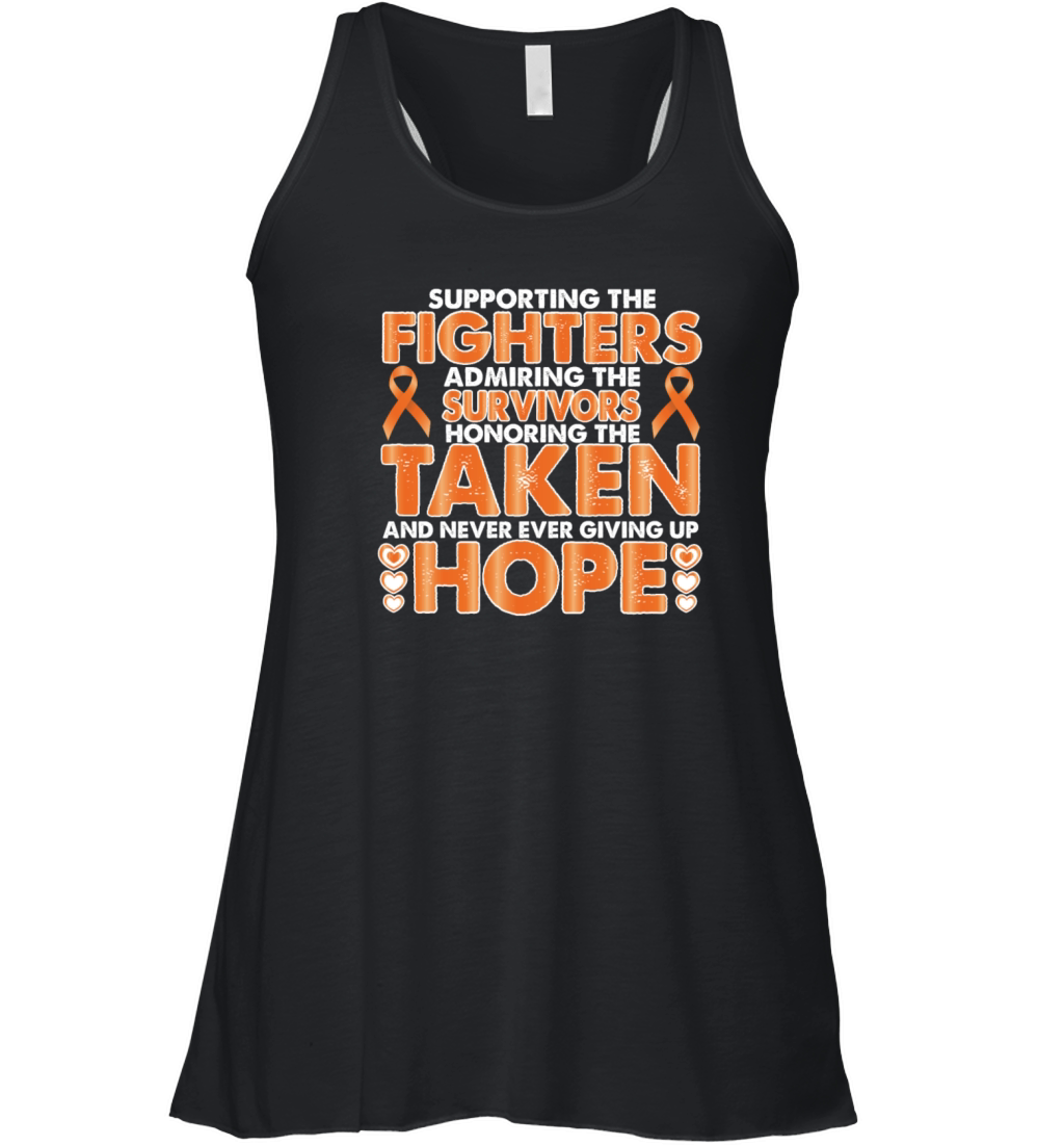 Kidney Cancer Awareness Survivor Support Warrior Women's Flowy Tank Top